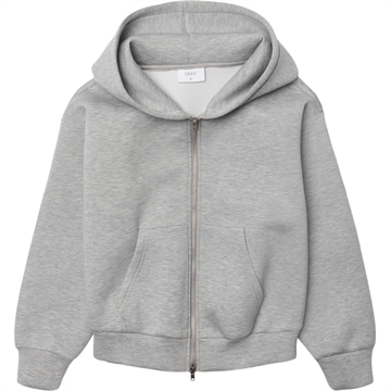 Grunt Hebona Scuba Zip Cardigan Light Grey Melange